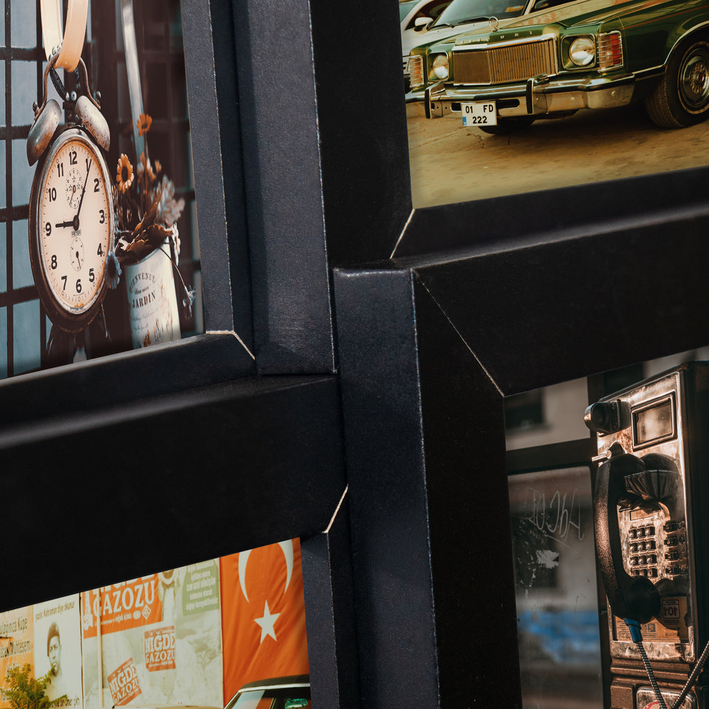J.M.Deco Photo Frame 25x25 Family Picture Frames Collage Wall Decor 4x6 Pictures 12 Opening  Selfie Gallery Collage Wall Hanging  Wall Photo Frames for Living Room Decorations 2 Pack detail